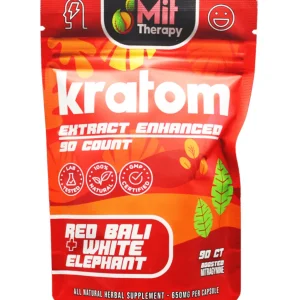 Red Bali | White Elephant Mit Therapy Kratom Extract Capsules 90ct