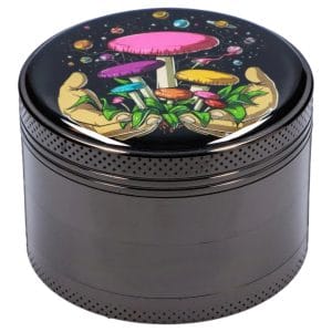 Space Hands Mushroom 63mm Chrome Grinder
