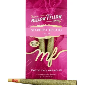 Stardust Gelato Mellow Fellow Exotic THCA Pre-Roll 2ct 2G