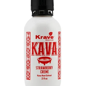 Strawberry Creme Krave Botanicals Kava Root Extract 2fl oz