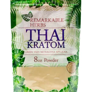 Thai Green Vein Mitragyna Speciosa Remarkable Herbs 8oz Bag