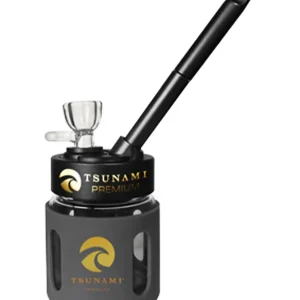 Tsunami Premium Mini Black Bubbler Pipe