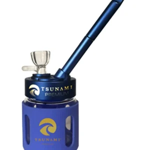Tsunami Premium Mini Blue Bubbler Pipe