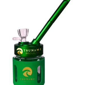 Tsunami Premium Mini Green Bubbler Pipe