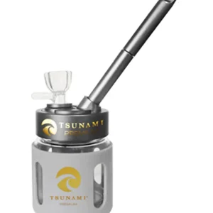 Tsunami Premium Mini Grey Bubbler Pipe