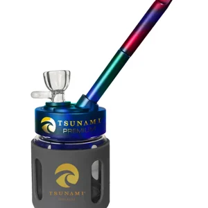 Tsunami Premium Mini Rainbow Bubbler Pipe