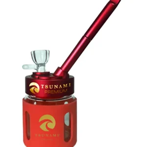 Tsunami Premium Mini Red Bubbler Pipe