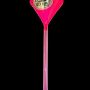 Single-Hose Head Rush Pink 2-ft Beer Bong Funnel