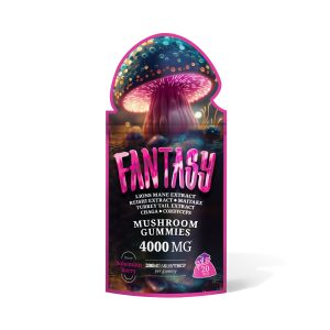 200mg D8, D9, THCP, Mushroom Blend Gummies - Bohemian Berry - Fantasy (4,000mg)