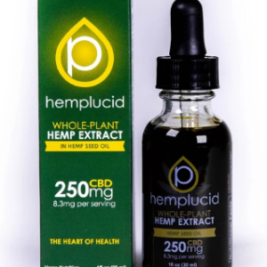 Hemplucid Full-Spectrum CBD in Hemp Seed Oil Tincture 250mg - 1 Oz