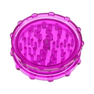 3" Acrylic Magnetic 2-Part Herb Grinder Color Pop - Choose Color - Purple