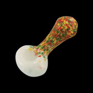 Rasta Color Frit Glass Pipe