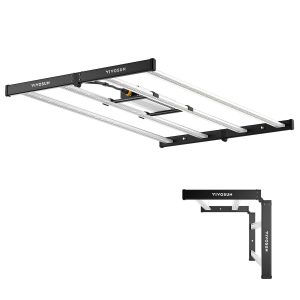 VSFL4300 Full Spectrum LED Grow Light Bar 430W, Foldable Design with 6 Dimming Option, 4 x 4 Ft. Coverage
