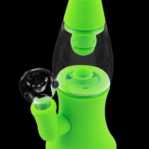 Cloud 8 Lava Lamp Silicone & Glass Water Pipe