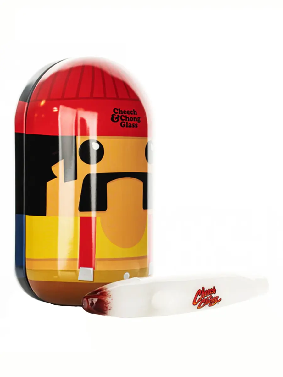 6 Cheech Chong Labrador Pipe W Collectible Tin