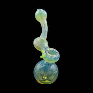 LA Pipes Silver Sherlock Fumed Bubbler