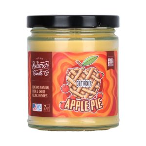 Beamer Candle Co. Odor & Smoke Killer Glass Jar Candle | 7oz - Detroit Apple Pie