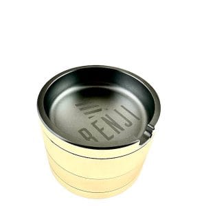 Benji XL Ashtray Grinder (4") - Silver