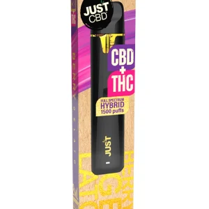 Berry Gelato Just CBD Full Spectrum CBD+THC Disposable 1500 Puffs