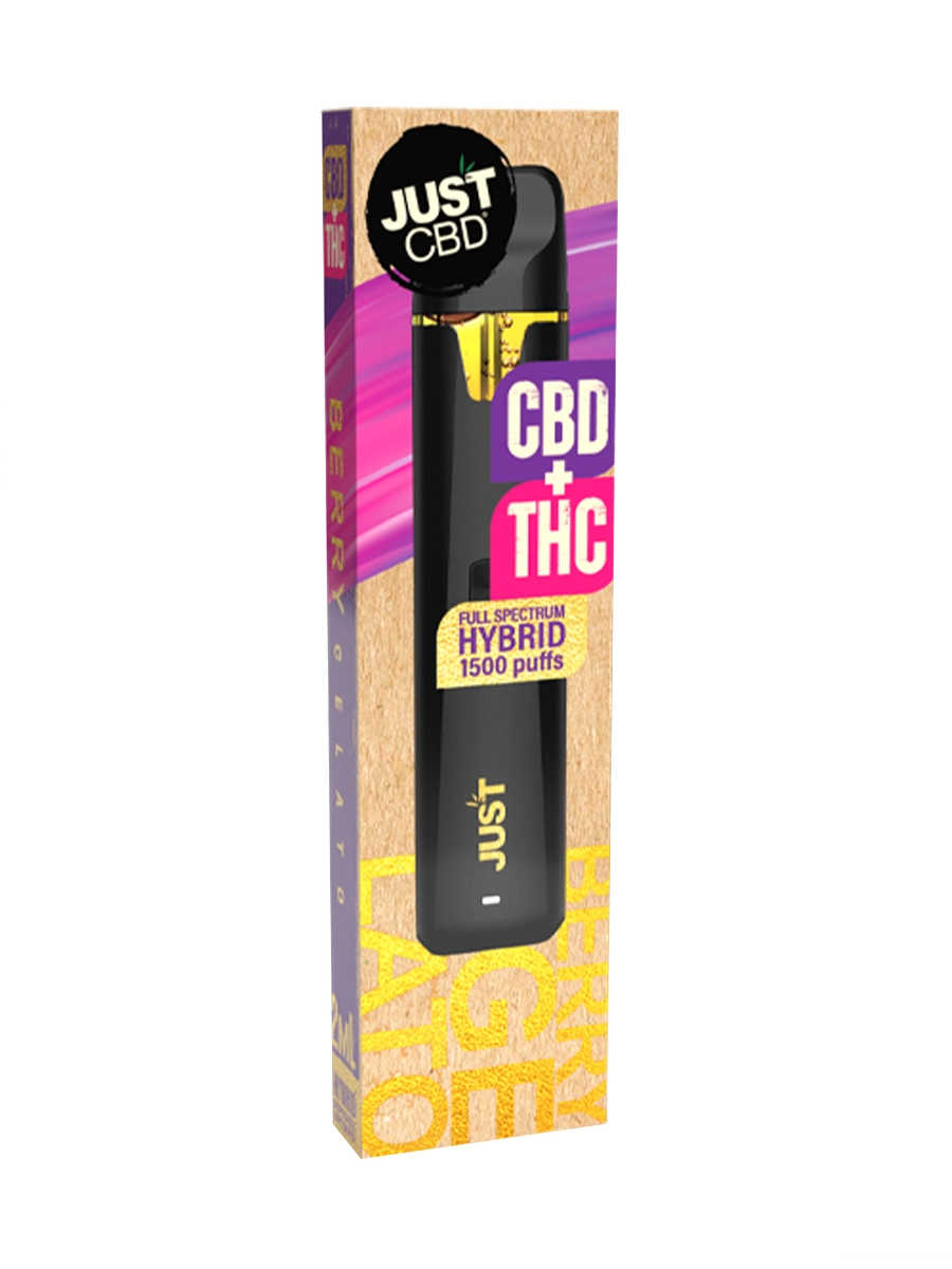 Berry Gelato Just CBD Full Spectrum CBDTHC Disposable 1500 Puffs