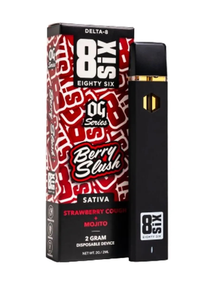 Berry Slush 8SIX OG Series Delta 8 THC Disposable 1G