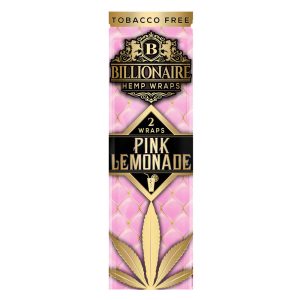 Billionaire Hemp Blunt Wraps - Pink Lemonade / Full Box (25 Pouches)