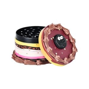 Birthday Cake Grinder | 4pc | 2.5" - Cookie