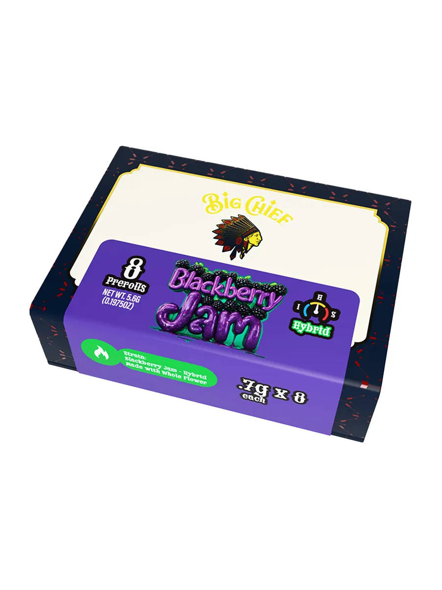Blackberry Jam Big Chief Delta 9 Pre Roll