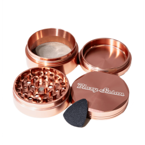 Blazy Susan 4-pc 3 Chamber Grinder - Rose Gold
