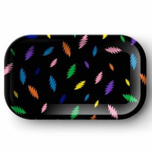 Blazy Susan Grateful Dead Metal Rolling Tray - Medium - Bolts