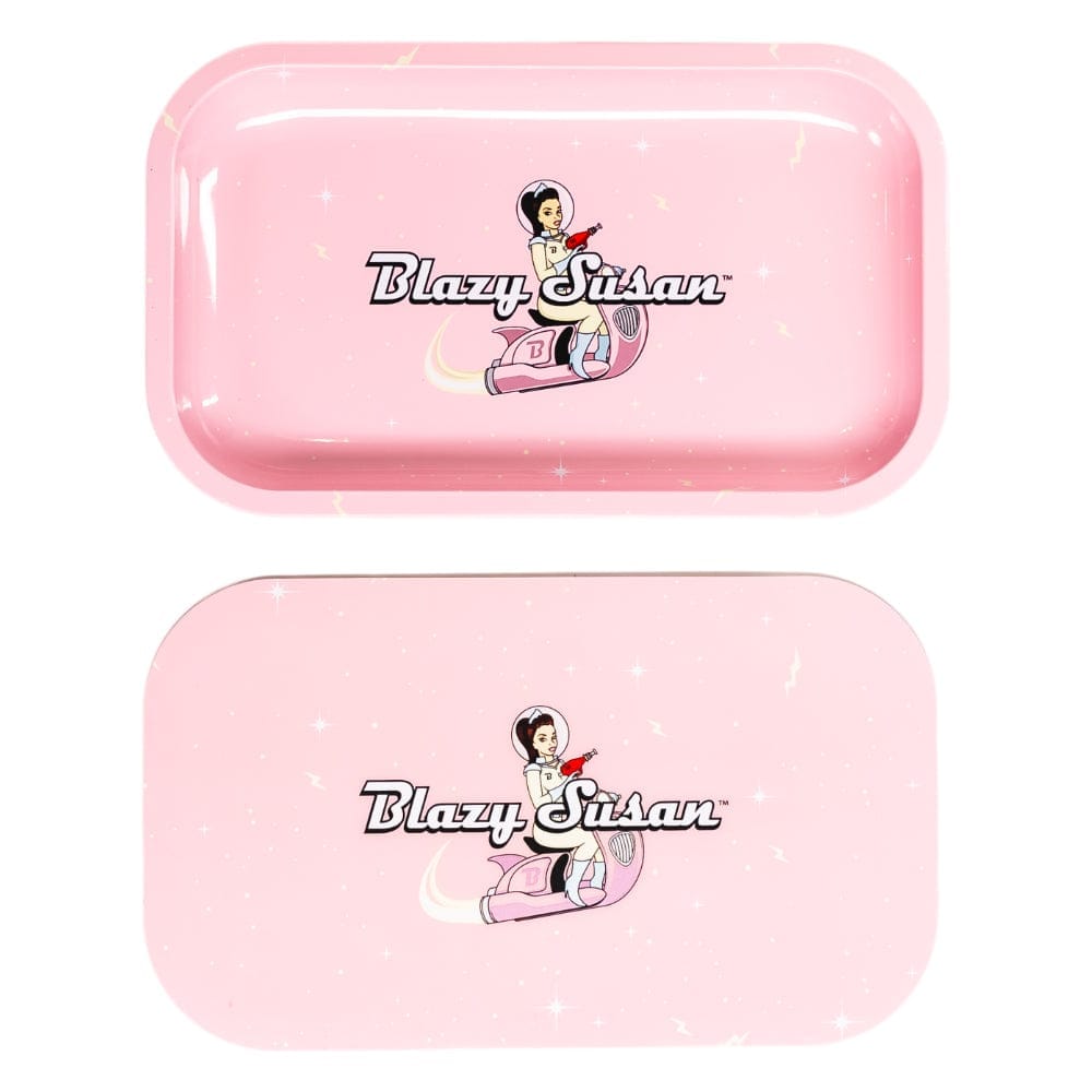 Blazy Susan Metal Rolling Tray