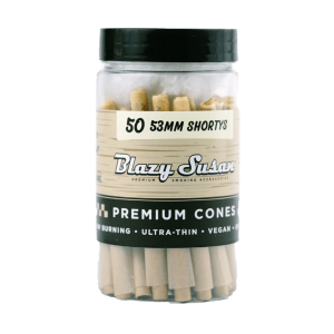 Blazy Susan Unbleached Paper Cones - 53mm Shorts (50)