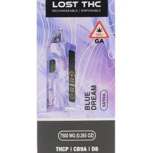 Blue Dream Lost THC THCP+CB9A+D8 Rechargeable Disposable 7500MG