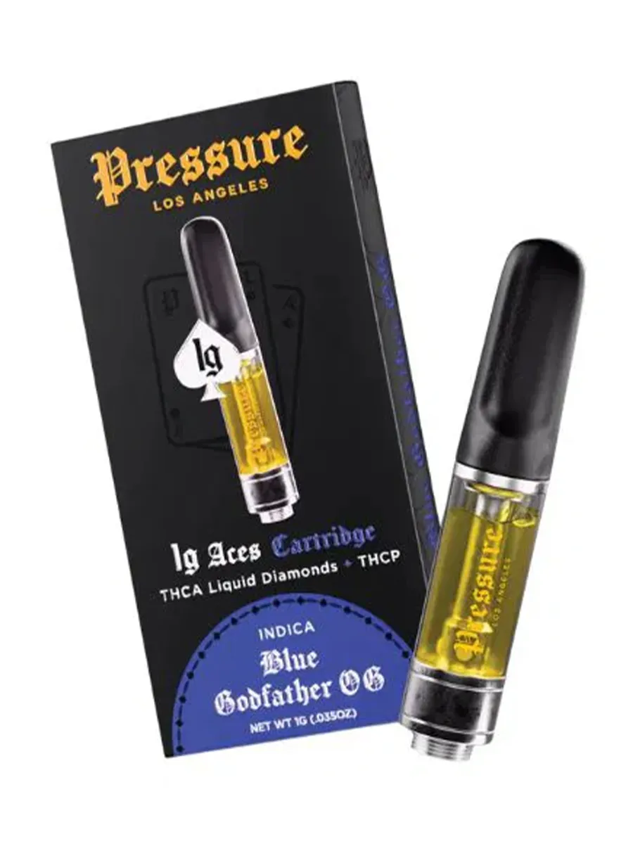 Blue Godfather OG Pressure LA Aces THCATHCP Cartridge 1G