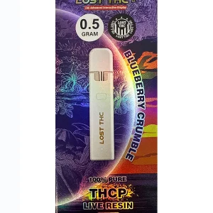Blueberry Crumble Lost THC THCP Live Resin Disposable 0.5G