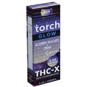 Blueberry Pancakes | Cream Torch Glow Live Resin THC-X Vape 3.5G
