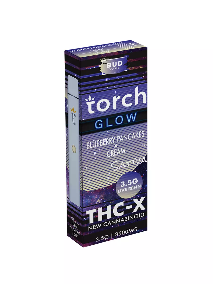 Blueberry Pancakes Cream Torch Glow Live Resin THC X Vape 3