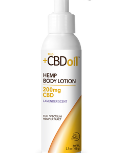 PlusCBD - CBD Lotion Gold Formula 200mg Lavender - 3.7 Oz