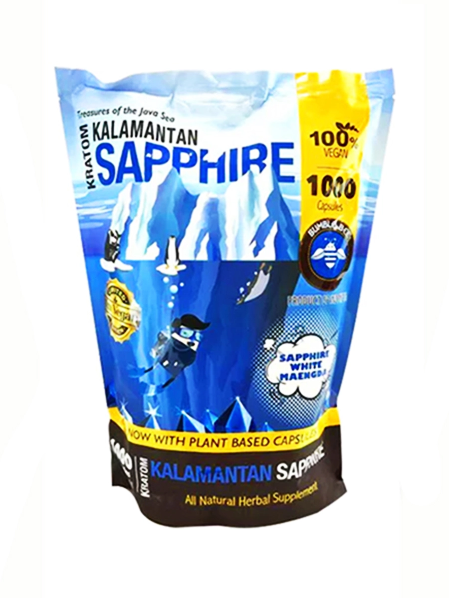 Bumble Bee Kalamantan Sapphire Kratom Capsules 1000 count
