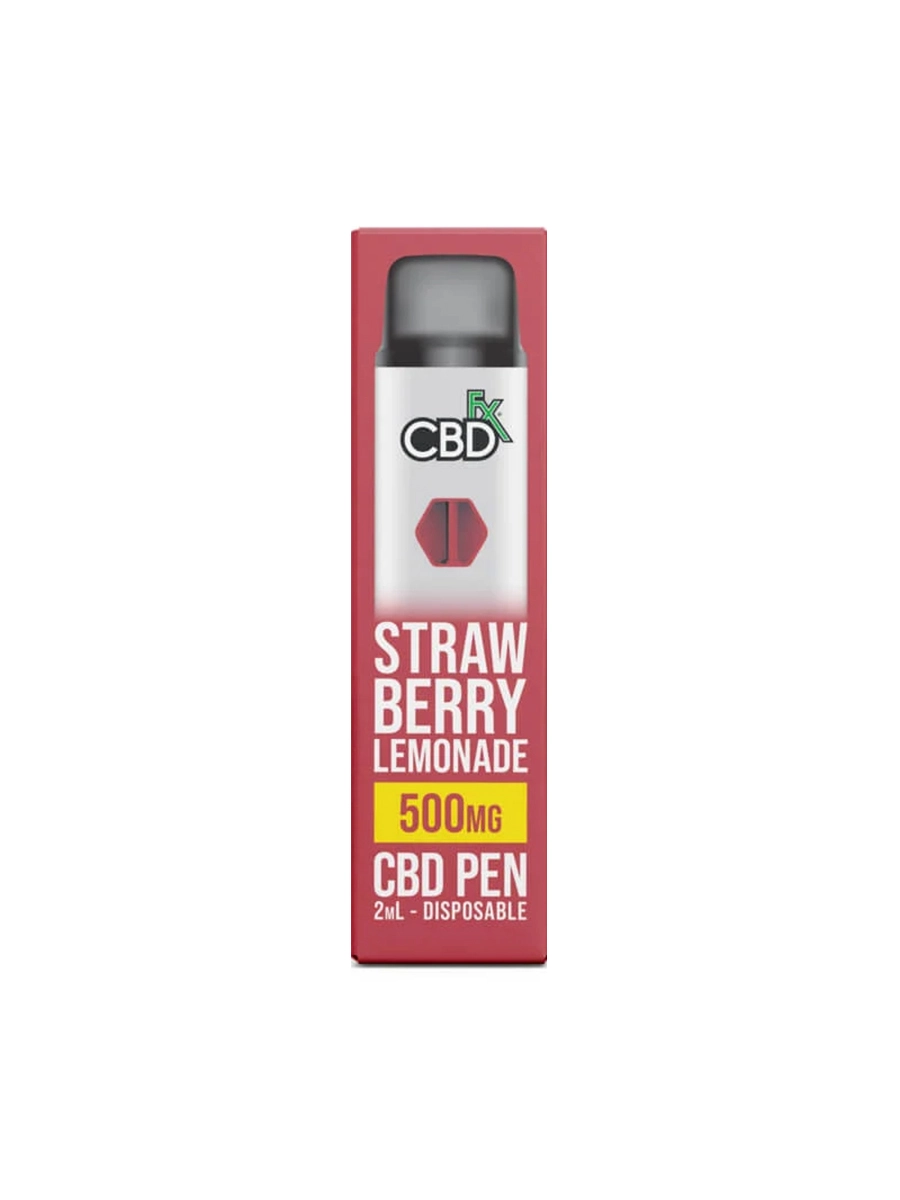 CBD FX Vape pen Disposable 500mg Strawberry lemonade