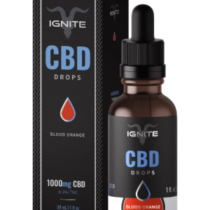 IGNITE CBD Oil Drops 1000mg Blood Orange - 1 oz