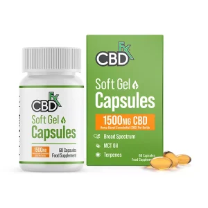 CBDfx Gel Capsules 1500mg