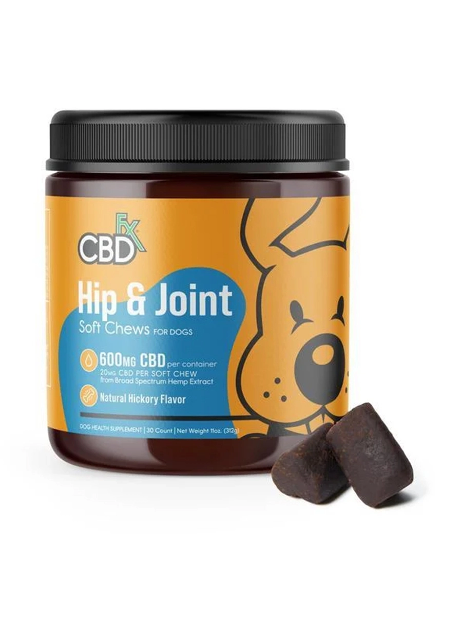 CBDfx Hip Joint Soft Chews For Dogs 600mg CBD