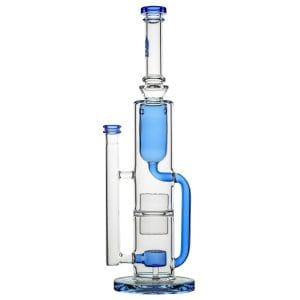 Calibear Pillar Flower Of Life Klein Bong - Purple