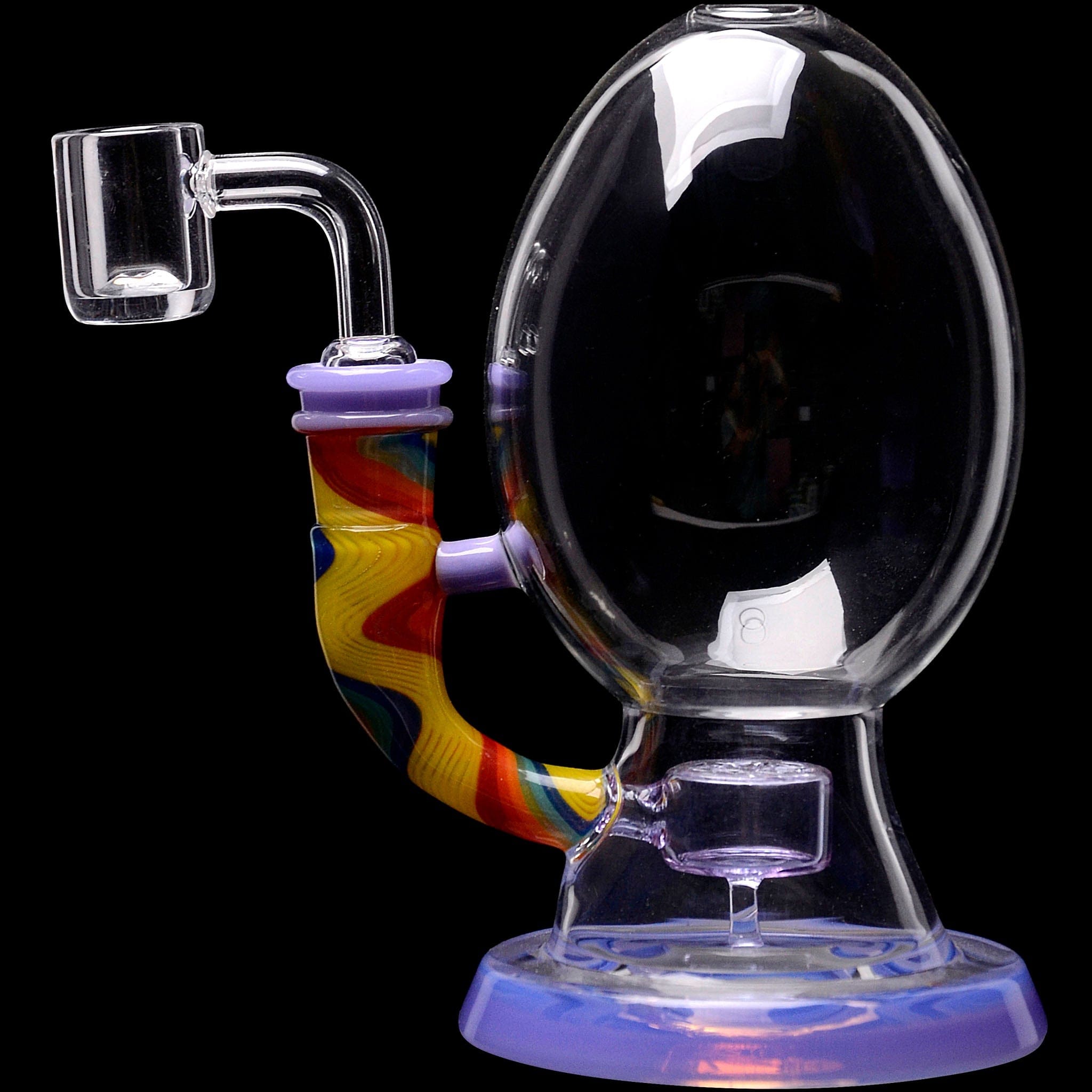 Calibear Wig Wag Flower Of Life Percolator Egg Rig - Orange