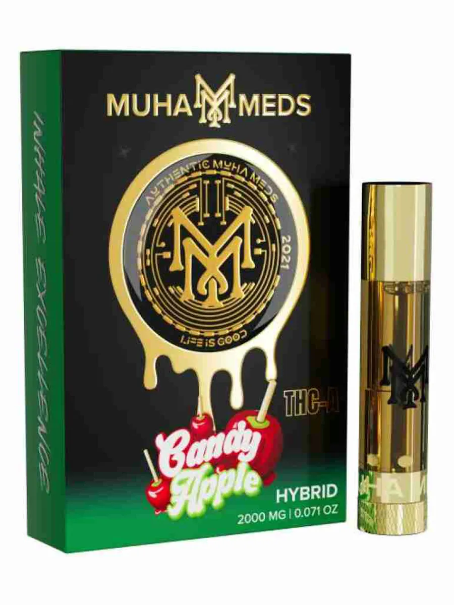 Candy Apple Muha Meds THC A Cartridge 2G