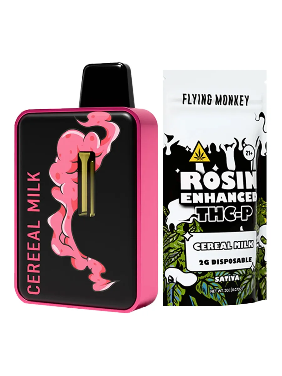 Cereal Milk Flying Monkey Rosin Enhanced THCP Disposable 2G