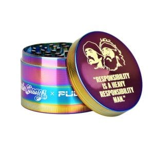 Cheech & Chong's x Pulsar Rainbow Metal Grinder | 4pc | 2.5" - Responsibility