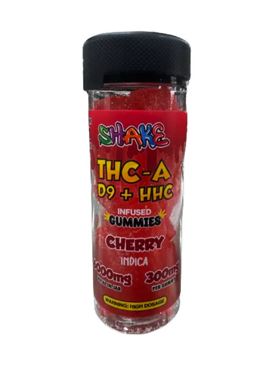Cherry Shake THC AD9HHC Infused Gummies 6000mg