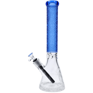 Cloud Cali X 15-inch Engraved Thick Base Beaker Bong